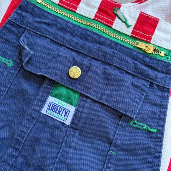 Liberty Men's Overalls 36x32 American Flag Red, White, and Blue - Picture 6 of 8